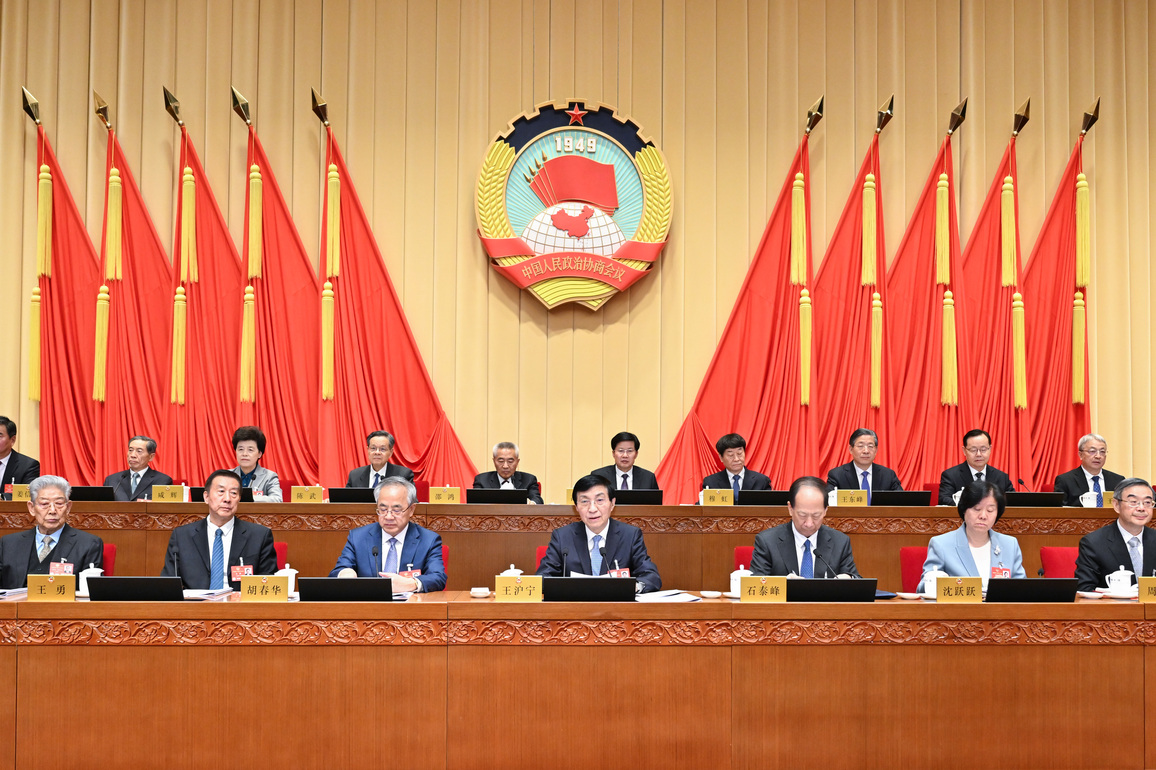 (TWO SESSIONS) CHINA-BEIJING-WANG HUNING-CPPCC NATIONAL COMMITTEE-STANDING COMMITTEE-MEETING (CN)