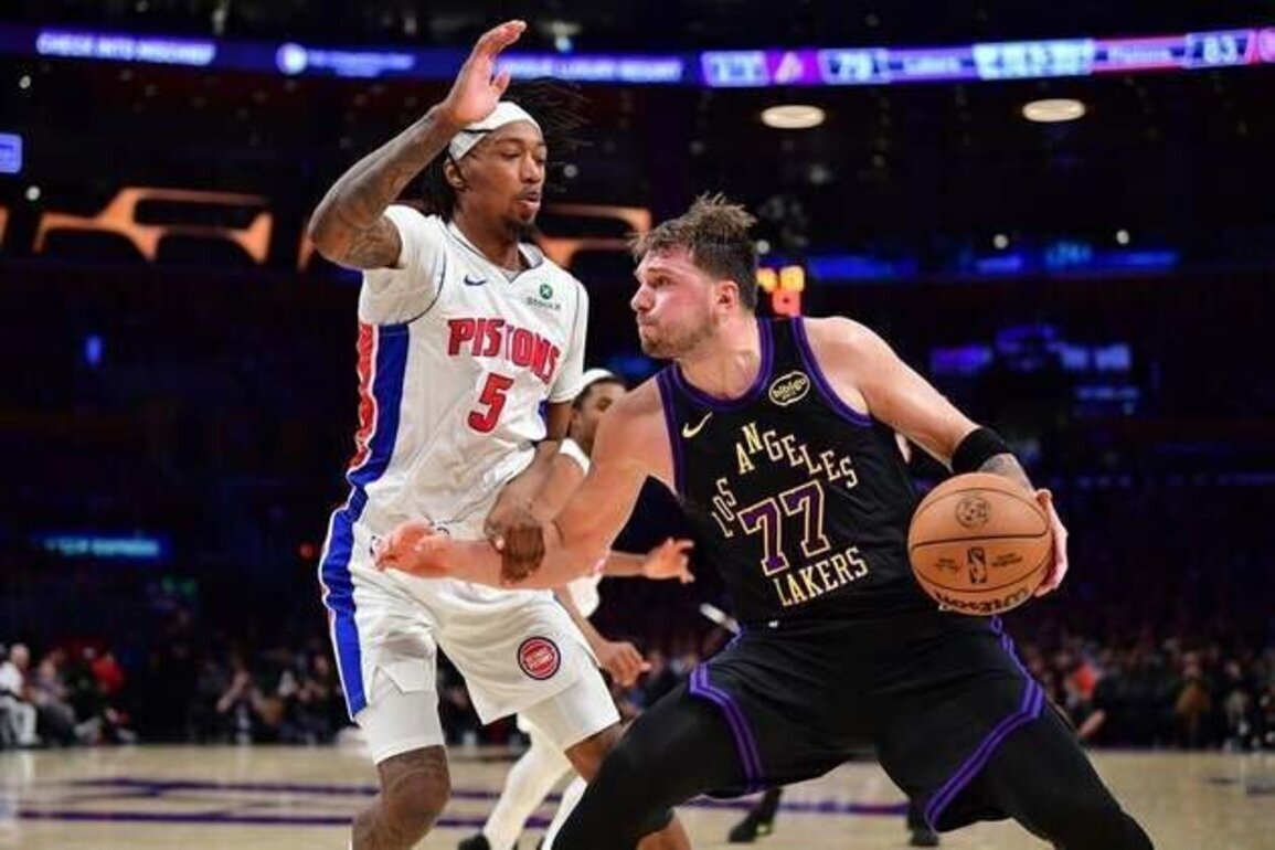 Luke Doncic facing suspension as Lakers oppose playoff-bound Pistons