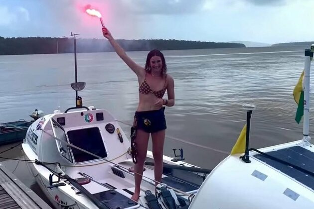 Watch- 21-year-old rows across Atlantic Ocean, earning three world records