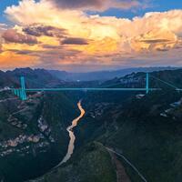 Beyond the steel span -- world's highest bridge uplifting China's mountainous southwest