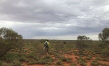  Field work on-site at Lake Wells