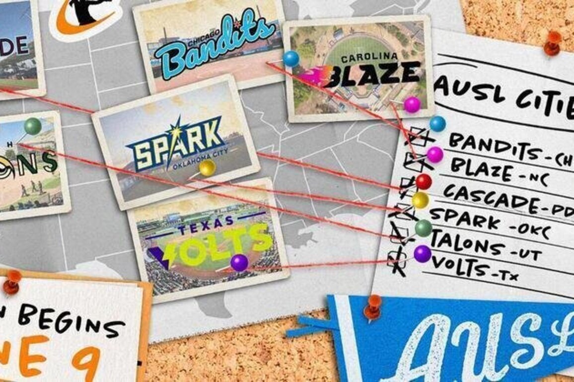 AUSL reveals six home cities for second season
