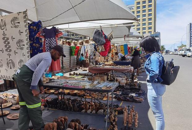 (Hello Africa) Street markets spark creative industry boom in Namibia's capital