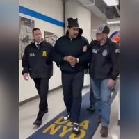 "Good Night and 'Happy New Year", says Maduro as he makes the 'Perp-walk' to custody