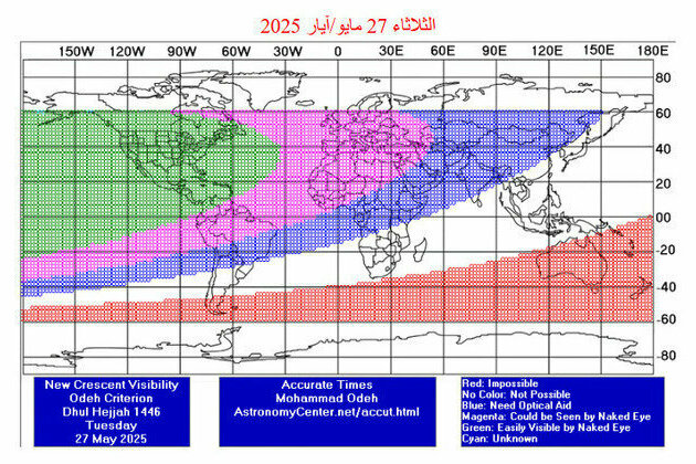 Eid al-Adha expected on 6th June in most Islamic countries: International Astronomical Centre