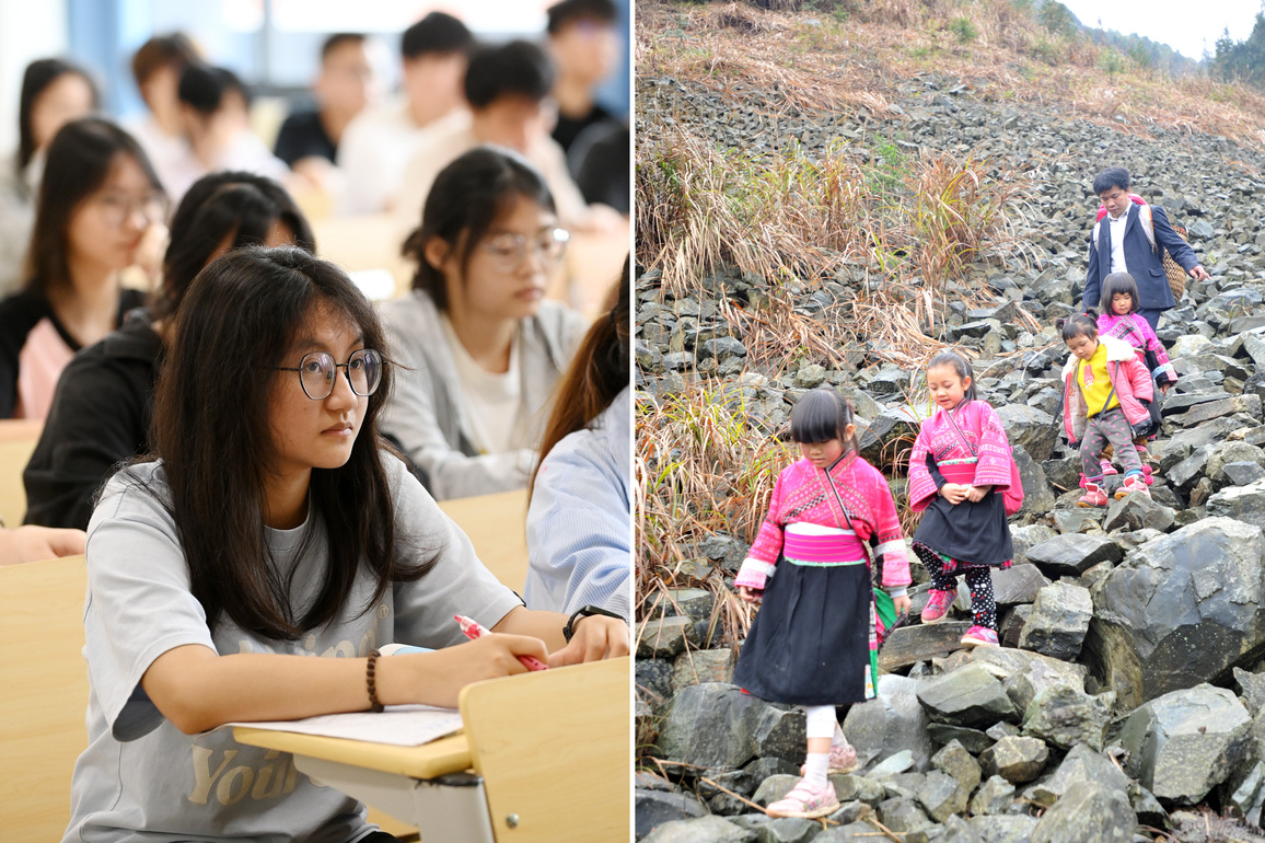 ChineseToday | Carried by a back basket, driven by a dream: a mountain girl's road to college