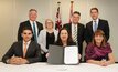 The signing of the agreement by IM3 Townsville directors and the Queensland government at the official opening of the consortium’s Brisbane and Townsville project offices last week.