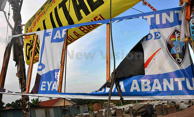 Kantinti accuses Bobi Wine of defacing his posters Kantinti accuses Bobi Wine of defacing his posters