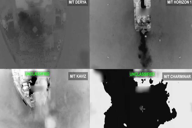 US destroys five Iranian oil tankers in response to ballistic missile attacks on navy warship