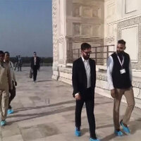Chilean President Gabriel Boric visits Taj Mahal during first state visit to India