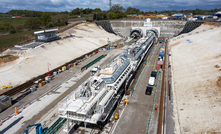  Florence, the first of 10 TMB hat will work on the UK’s HS2 high-speed rail network, being launched from the South Portal site next to the M25 motorway in Buckinghamshire