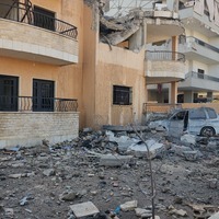 LEBANON-RIYAQ-ISRAELI AIRSTRIKES-RUINS
