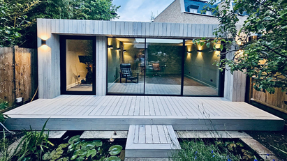 Saniflo's Saniplus UP facilitates garden retreat by Shack Cabins