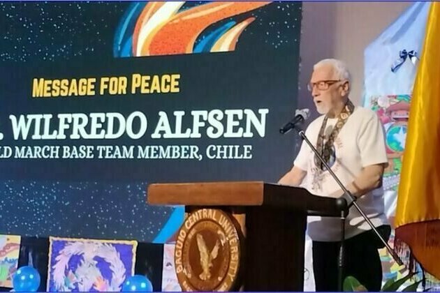 Global Peace Advocates Alfsen, Volta and Santillan Inspire at Baguio Central University's 3rd World March for Peace