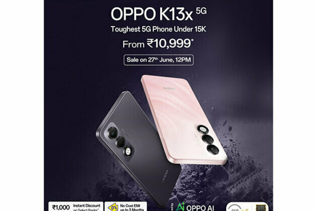 OPPO Launches K13x 5G - The Toughest and Most Durable Smartphone Starting at INR 10,999