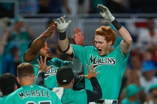 Owen Caissie's walk-off blast downs Rockies in Marlins best start since 2009