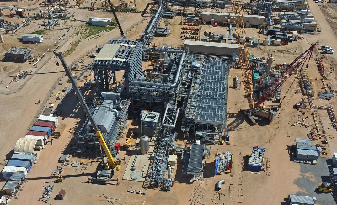 Moomba CCS under construction_Credit: Santos