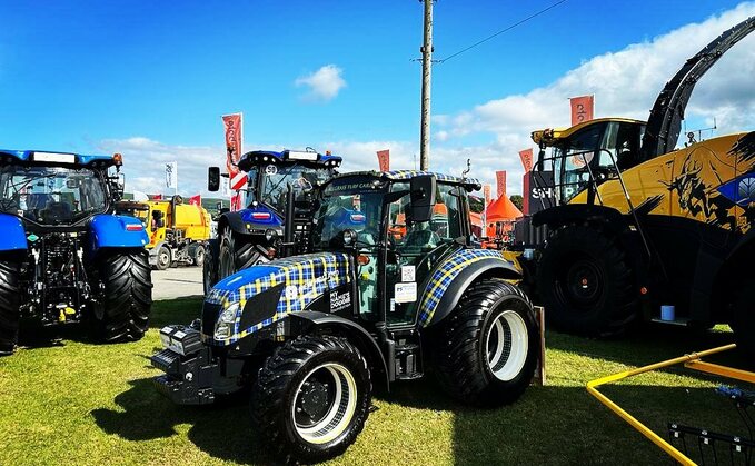 A tractor decorated in Doddie Weir tartan will be visiting the Royal Welsh Show this week to raise funds for MND
