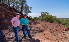  True North MD Marty Costello and station owner Brussie Spreadborough at Mt Oxide