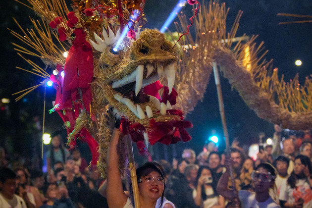 CANADA-VANCOUVER-FIRE DRAGON DANCE