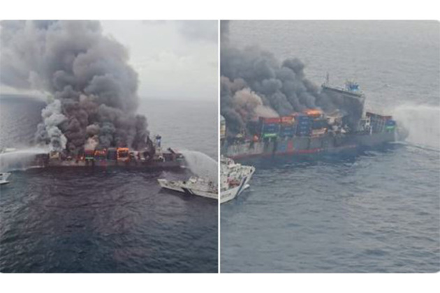 Explosion on Singapore-flagged vessel near Kochi; 4 crew missing, 5 injured