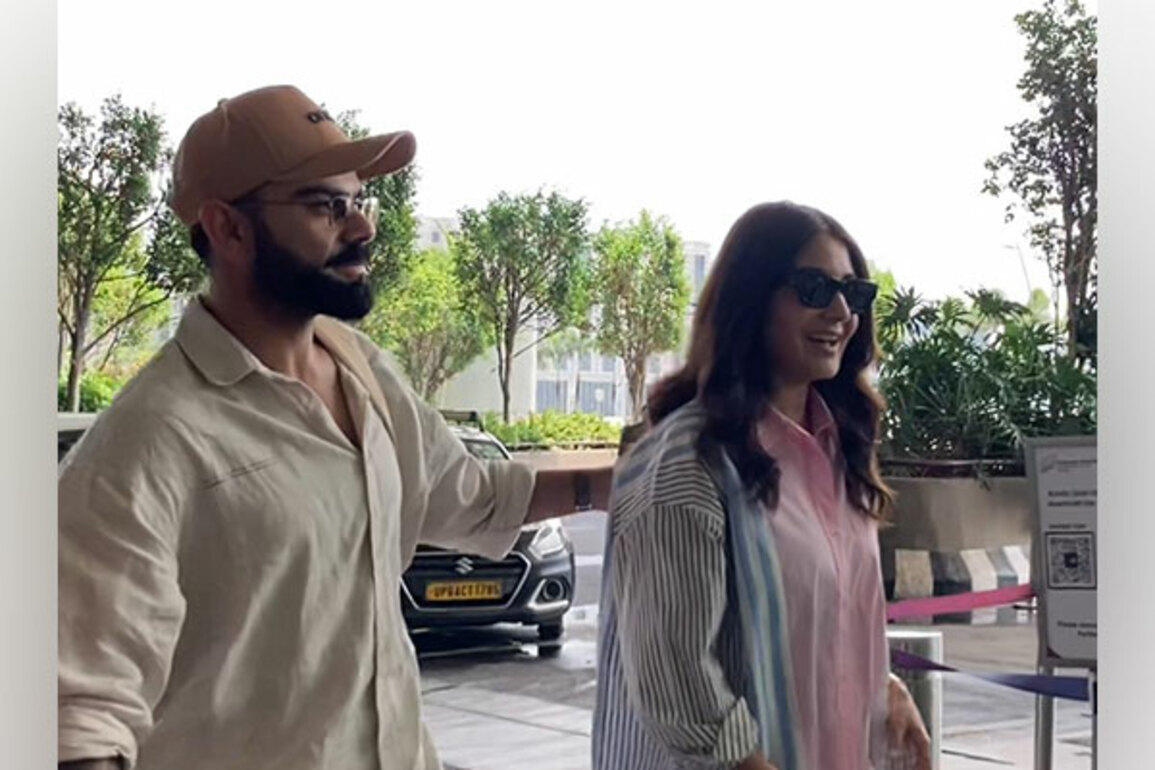 Virat Kohli spotted with Anushka Sharma at Mumbai airport ahead of stepping down from Test Cricket