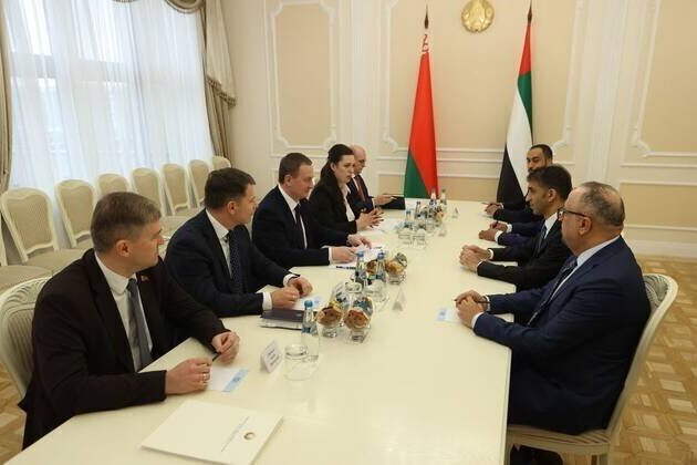 Thani Al Zeyoudi meets Prime Minister of Belarus during official visit to Minsk