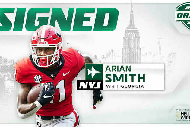 Jets Sign Fourth-Round WR Arian Smith