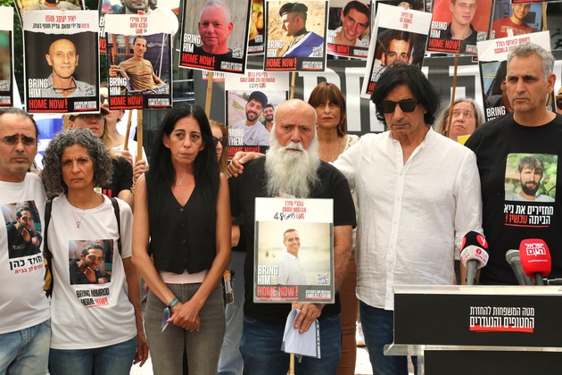 ISRAEL-TEL AVIV-GAZA-HOSTAGES-PRESS CONFERENCE