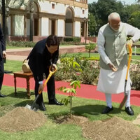 PM Modi holds bilateral meeting with South Korean President Lee at Hyderabad House