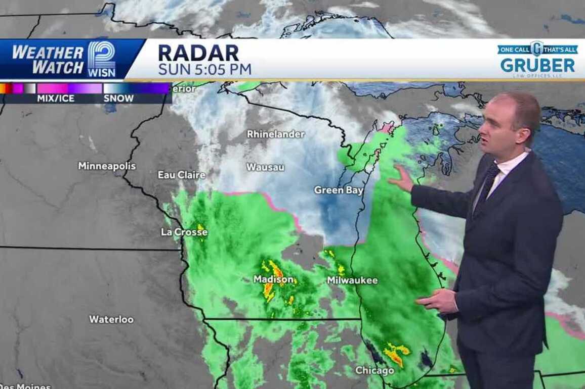Weather- Wintry Mix Moves Out Overnight