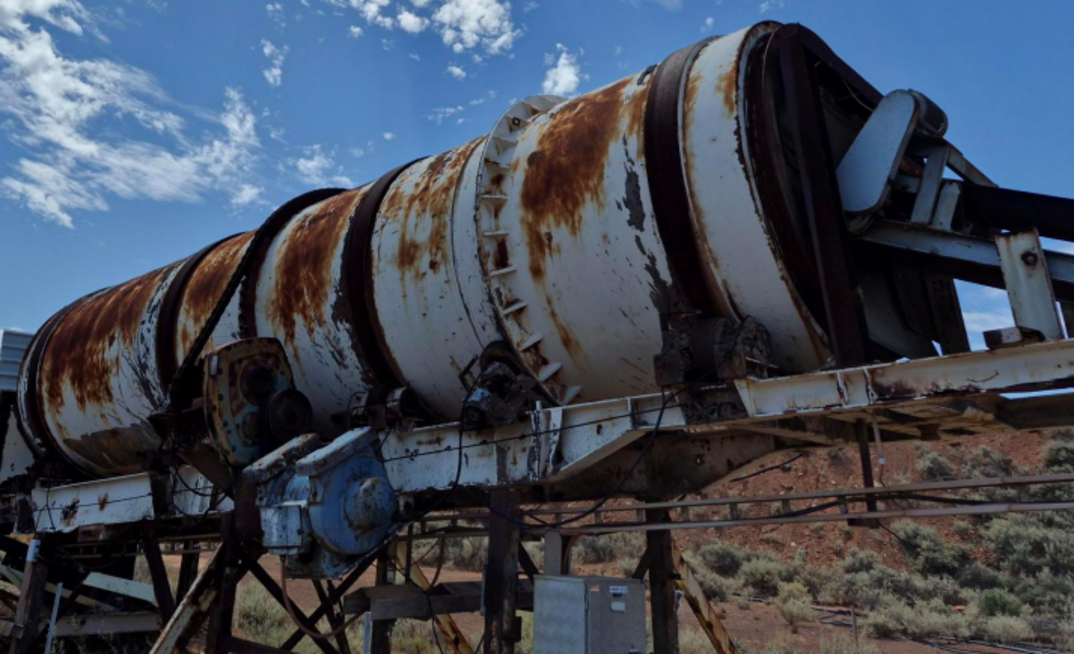 The agglomerator drum.