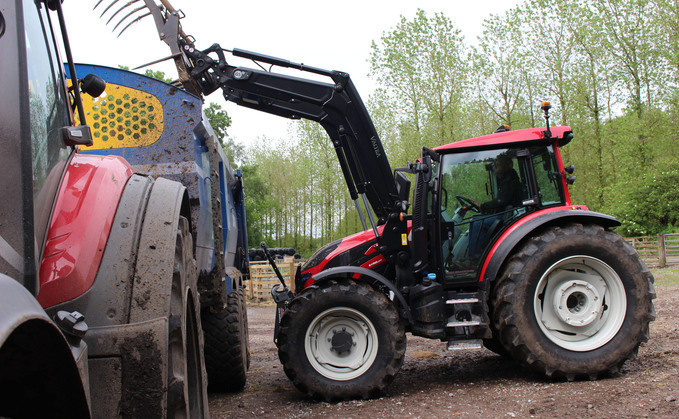 Spot the difference, from a distance little splits the Valtra A and G series in looks.