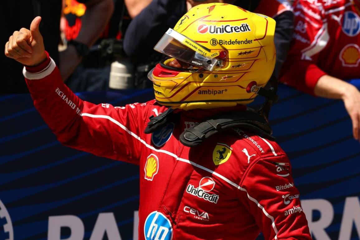 Formula 1- Lewis Hamilton claims first win at Ferrari as Oscar Piastri claims second