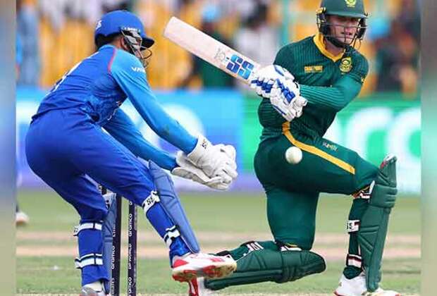 Champions Trophy: Ryan Ricketon's maiden ODI ton lifts South Africa to daunting 315/6 against Afghanistan