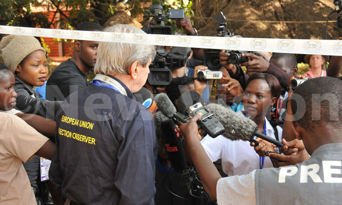 Elections so far peaceful - EU chief observer Elections so far peaceful - EU chief observer