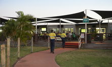 The wet mess at Fleetwood Corporation's Searipple village at Karratha.