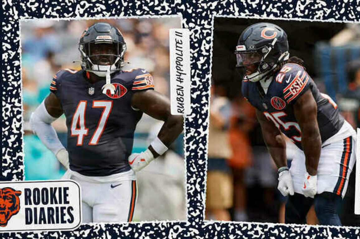 Bears rookie diaries with Ruben Hyppolite II, Kyle Monangai | Week 3