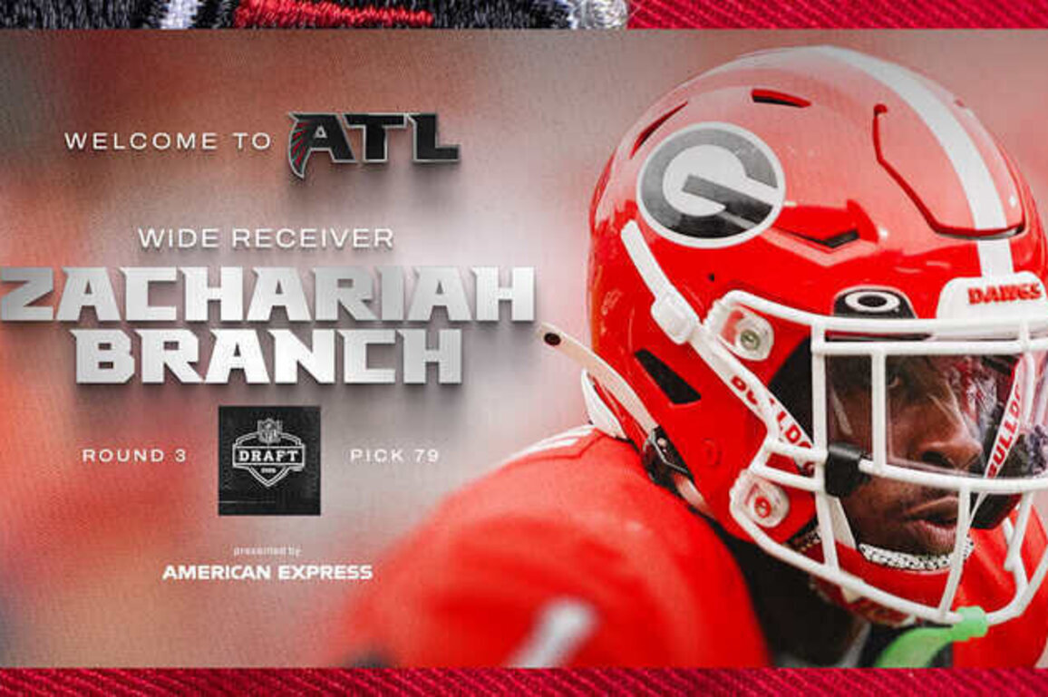 Falcons select WR Zachariah Branch with No. 79 pick in 2026 NFL Draft