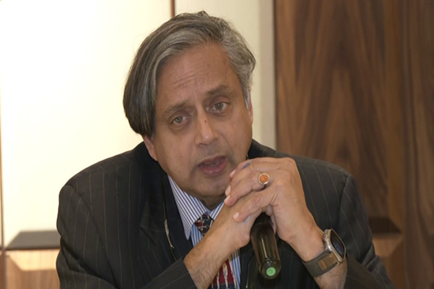 "We don't believe in dialogue with a gun pointed towards our forehead": Tharoor clears India's stance against Pakistan