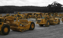 Some of the Andy's Earthmovers fleet.