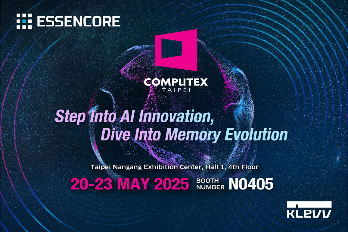 Essencore and KLEVV to Showcase Latest Products at COMPUTEX Taipei 2025