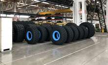Mining tires at the factory in Romania once operated by Euro Tires Manufacturing