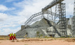  Rema Tip Top working on the conveyor at the Mogalakwena mine in north-western  South Africa near Mokopane