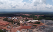 Aerial view of Kakula’s main declines, ore stockpiles, workshops under construction and the first phase of accommodations