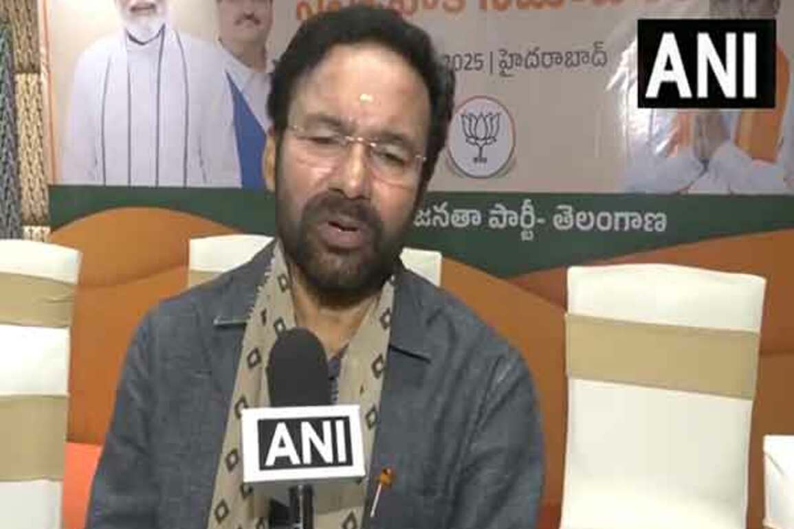 "This is dharma yuddh": G Kishan Reddy lashes out at Congress, BRS ahead of Local Body polls
