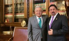 Mexico's president Lopez (left) with senator Gomez