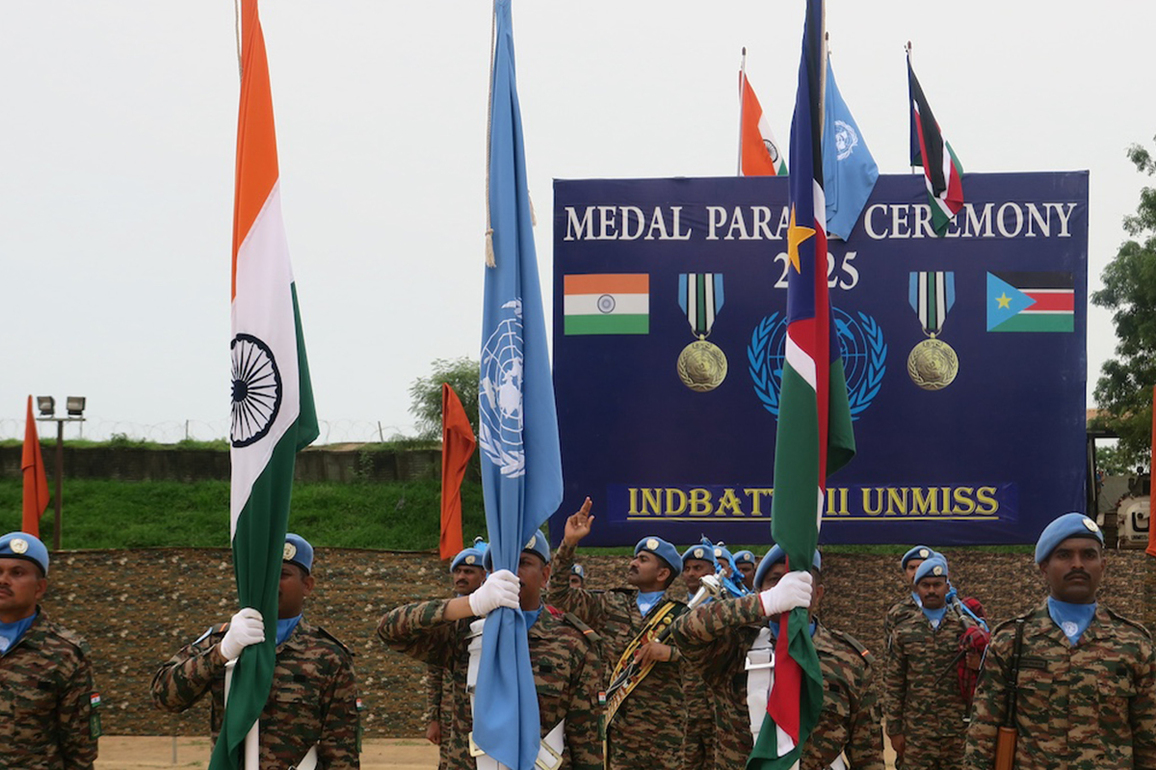 Indian peacekeepers honoured with UN Medals for protecting civilians in South Sudan