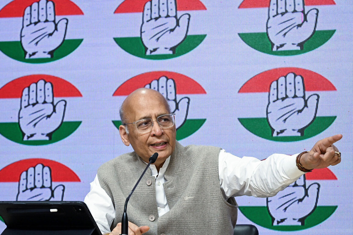 Congress announces six candidates for RS biennial polls, Singhvi renominated from Telangana