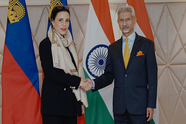 Jaishankar meets Liechtenstein Foreign Minister, discusses progress in TEPA, Ukraine situation